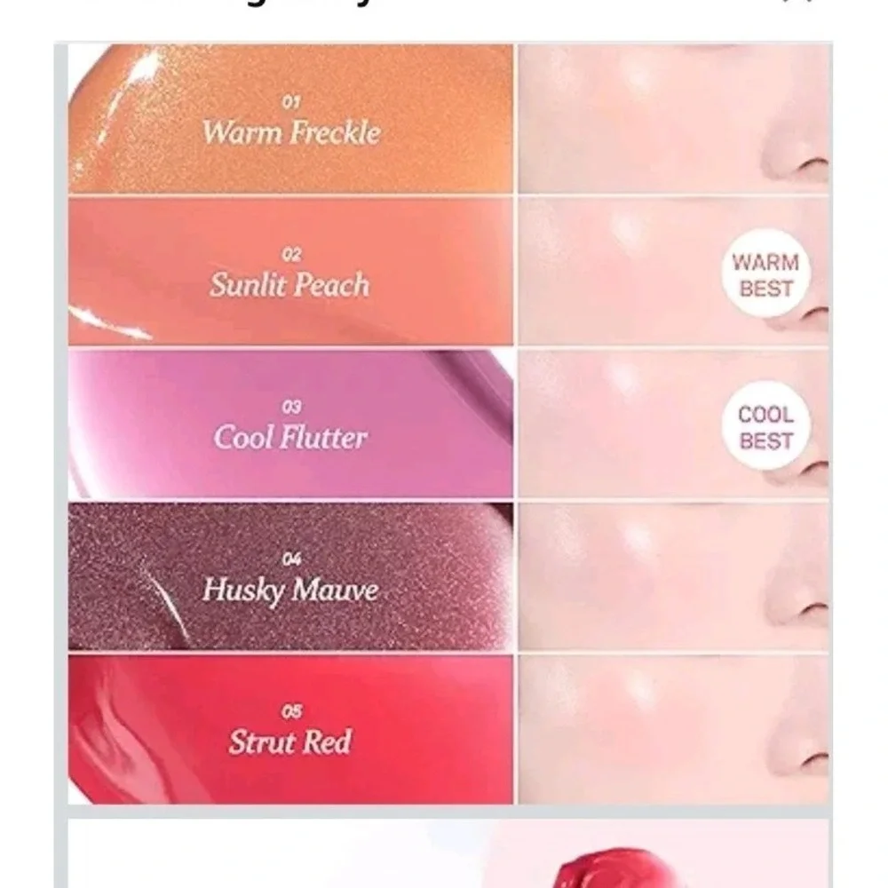 Hince Dewy Liquid Cheek Blush Husky Mauve 6ml K‎ Beauty Glass Skin New Neutral